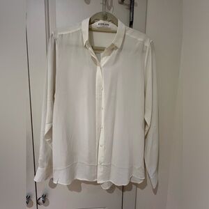 Everlane size L slim silk button up - worn once, maybe never, in great condition